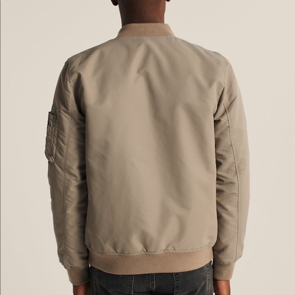 Abercrombie & Fitch Classic Military Bomber Jacket - Picture 5 of 8